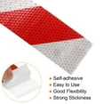 thumbnail image 4 of Uxcell Reflective Tape 1 Roll 10 ft x 2 inch Adhesive High Visibility Safety Tape Reflector White Red, 4 of 6