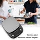 thumbnail image 4 of Escala de cocina LCD LCD LCD Digital Escalas de Peso Electronic Peso Comida Gram Alloy Pesaje Pesaje Cocina 3kg0.1g Negro sidaley HA009843-01B, 4 of 6