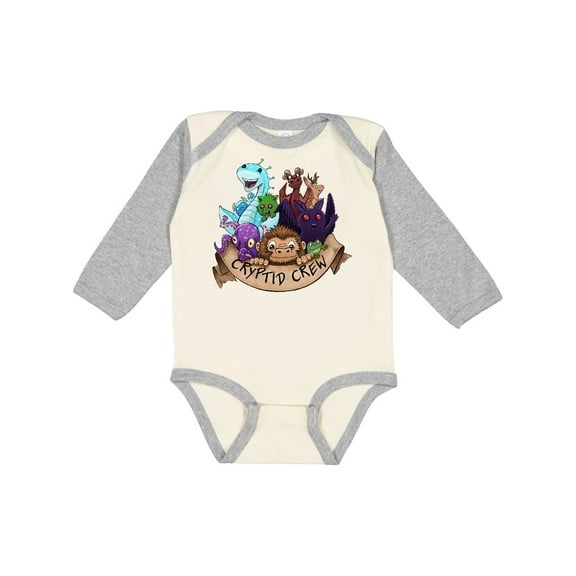 Inktastic Cryptid Crew Boys or Girls Long Sleeve Baby Bodysuit