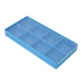 thumbnail image 2 of Caja de almacenamiento de piezas de reloj de plástico, organizador, herramientas de reparación de relojero, bandeja de almacenamiento (8 rejillas), 2 of 10
