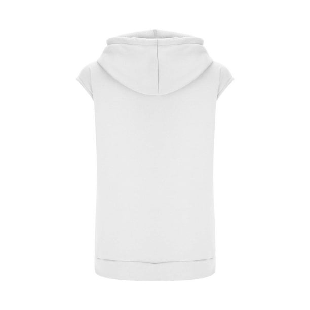 レディースウェア 8YARDS Womens PULLOVER Sleeveless Hoodie Winter Savings! Titcea Hoodies for Women Solid Color