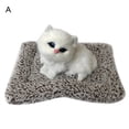 thumbnail image 2 of Plush Simulation Cat Stuffed Toy Home Car Decor Embedded Bamboo Charcoal Bag, 2 of 8