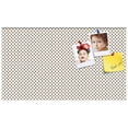 thumbnail image 2 of PinPix 24x14 Custom Cork Bulletin Board Light Brown Polka Dot Poster Board Has a Fabric Style Canvas Finish, Framed in Light Brown Polka Dot, by ArtToFrames (PinPix-502), 2 of 6