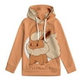 thumbnail image 5 of Flareon Hoodie with Pocket Cartoon Anime for Boys Girls Teens Gift, 5 of 6