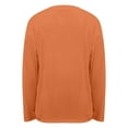 thumbnail image 5 of Womens Long Sleeve Shirts Tops Fashion Oversized Casual Basic Crewneck Fall Clothes for Women Tees Blouses, 5 of 6