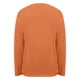 thumbnail image 4 of MHFRRA Camiseta de Manga Larga Oversize de Moda, Informal, Básica, con Cuello Redondo, para Uso Diario. Naranja, 4 of 5