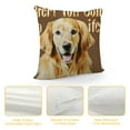 thumbnail image 4 of Nawypu  It's Golden Retriever Litter Throw Pillow Cover, It's Not Dog Hair, Golden Retriever Dog Decor, Gift for Dog Lovers, Sofa Bed Living Room Home Decoration Gift, 18x18 Inch 8D312, 4 of 5