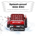 thumbnail image 4 of 550 21T Brushed Motor with 60A/360A ESC Brushed Electric Speed Controller 6V/2A for RC Racing, 4 of 7