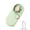 Green, variant on Tibvox Thin Rechargeable Mini Fan With LCD Power Indicator And Customizable Speed For Efficient Cooling