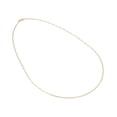 thumbnail image 1 of Cadena Collar Figaro Ametrinaa CS10K0066 3x1 Bitono 1.5mm 50cm Oro Italiano Sólido 10k Unisex, 1 of 5