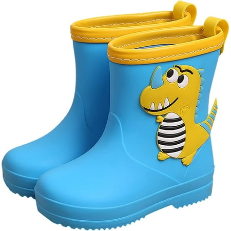 

QWZNDZGR Toddler Rain Boots for Boys Girls Baby Rain Shoes Rain Shoes Shark Rain Boots for Boys Girls Easy On Winter Outdoor Boot