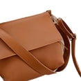 thumbnail image 3 of Hukapapa Bolso diagonal retro de un solo hombro de color sólido Bolso de PU, 3 of 6