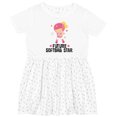 thumbnail image 3 of Inktastic Future Softball Star Girl Girls Toddler Dress, 3 of 5