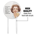 thumbnail image 6 of Acrylic If Drinking on the Front Porch Counts then Yes Call Me Outdoorsy Funny Humor Cake Topper Party Decoration for Wedding Anniversary Birthday Graduation, 6 of 7