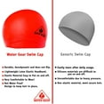 thumbnail image 7 of Water Gear 30100 Latex Swim Cap-Red, 7 of 7
