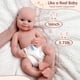 thumbnail image 3 of Muñeca Reborn de silicona JIZHI, cuerpo completo, 40 cm, realista, 3 of 7