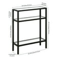 thumbnail image 4 of Evelyn&Zoe Sivil 22" Wide Rectangular Console Table, Blackened Bronze, 4 of 4