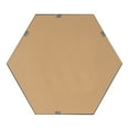 thumbnail image 5 of Kate and Laurel Rhodes Modern Hexagon Wall Mirror, 22 x 25, Gold, Chic Geometric Mirror for Wall, 5 of 8