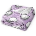 thumbnail image 2 of LHSHID American Football Cool Sport Ball Throw Blanket Soft Bed Bedding Warm Cozy Plush Flannel Fleece Blankets Gifts for Kids Boys Teens Sofa Couch Bedroom Home Decor 60x80in, 2 of 6