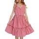 thumbnail image 1 of Niñas Vestido de Fiesta de Navidad Material Suave Estilo Lindo Manga Corta para Dormir Ocio Diario Gran Regalo Vestido de Navidad Niña Bebé, 1 of 7