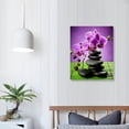 thumbnail image 3 of ONETECH Zen Stones And Orchids Canvas Art Poster and Wall Art Picture Print Modern Family Bedroom Decor Posters 16\x20\, 3 of 4