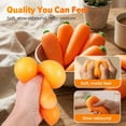 thumbnail image 2 of Clearance Squishy Stretchy Carrot Giant Stress Relief Fidget Sensory Fun Party Favors & Goodie Bag Stuffers, 2 of 6