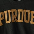 thumbnail image 4 of Women's Pressbox Heathered Black Purdue Boilermakers Two-Hit Canyon Long Sleeve T-Shirt, 4 of 4