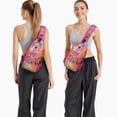 thumbnail image 6 of Nordic Style Sling Backpack for Essentials with Colorful Geometric Print, Lightweight Travel Hiking Daypack for Women, 6 of 6
