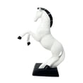thumbnail image 2 of Estatua de caballo Escultura animal Figura de decoración Dormitorio Adorno Fengshui para Blanco, 2 of 9