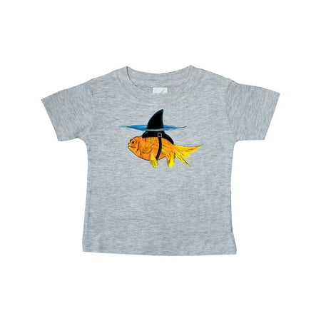 

Inktastic Funny Goldfish with Shark Fin Gift Baby Boy or Baby Girl T-Shirt