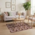 thumbnail image 3 of ODIKA Pink Leopard Cheetah Print Striped Tiger Inspired Zebra Table for Home Office, Gaming Room, Under Desk, Non-Slip Chair-Friendly, 3 of 7