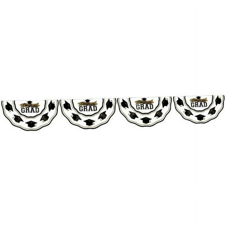 UPC: 0192937318386 | Graduation Achievement Is Key Plastic Bunting Decoration (1ct)