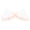 A004- Orange, variant on Accessories, Faux Clips, Halloween Party Accessories, Animal Ear Clips, 4X4 Inch Soft Black Tipped White and Light Pink Design for and Daily Accent Wear