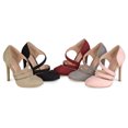 thumbnail image 5 of Journee Collection Womens Zeera Round Toe High Stiletto Pumps, 5 of 7