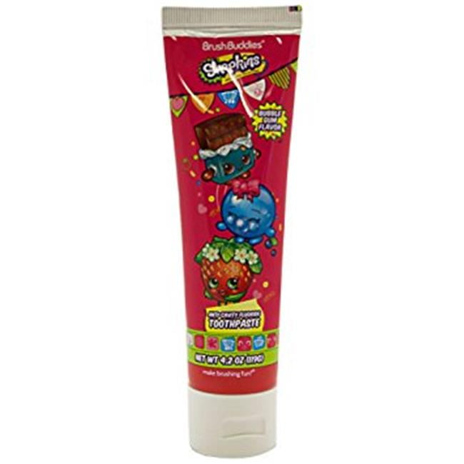 Toothpaste Shopkins Bubble Gum Flavored Toothpaste