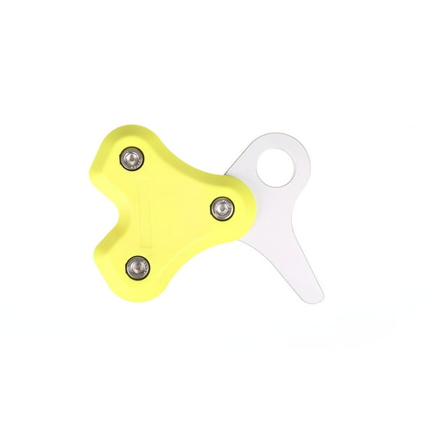 Advancent Mini retractor de cuerda de polea de buceo, dispositivo de buceo de operación Simple conveniente, accesorio para exteriores, sistema Deportes acuáticos Amarillo