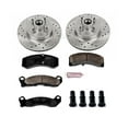 thumbnail image 3 of PowerStop Front Z23 Evolution Sport Carbon-Fiber Ceramic Brake Pad and Drilled & Slotted Rotor Kit Fits: FORD Select Models K1279, 3 of 10