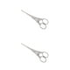thumbnail image 4 of Scienceny Tijeras profesionales de costura y costura de acero inoxidable para corte de precisión tijeras de sastre torres sissor plata Torres sisor plata 2Conjunto, 4 of 6