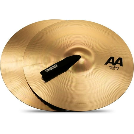 SABIAN AA Marching Band Cymbals 14 in. Brilliant Finish