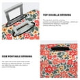 thumbnail image 3 of Gukieu Small Coral Red Flowers Print Suitcase Protective Cover, Elastic Zipper Buckle Suitcase Protective Cover, Suitable for Travel, Business Trip-Small, 3 of 7