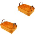thumbnail image 2 of PENGXIANG 2pcs Handheld Vegetable Sundries Basket Picnic Food Storage Basket for Outdoor, 2 of 6