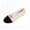 Beige, variant on Women Two Tone Cap Toe Ballet Flats Slip On Comfortable Footwear For Office Work Daily Casual Outdoor Activities