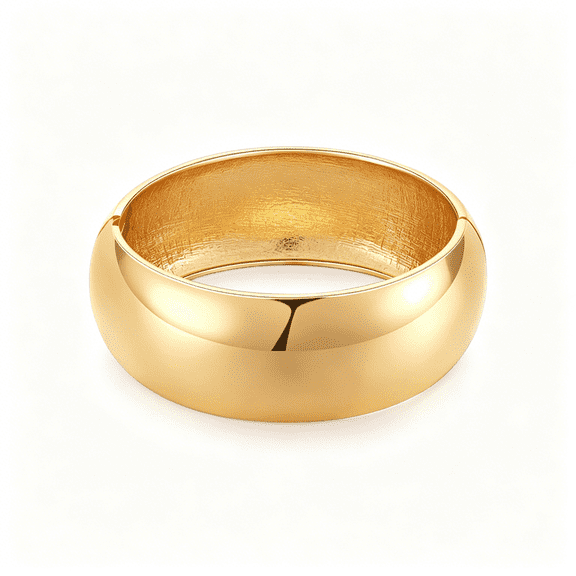DESIGNICE Gold Chunky Bangle Bracelets for Women Trendy Wide Chunky Cuff Bracelets Wrap Bracelet