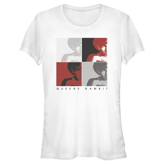 Junior's The Queen's Gambit Boxes Graphic Tee White Medium