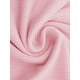 thumbnail image 5 of VESTIDO DE MATERNIDAD CHIC INSPIRADOR PARA MUJERES, Cuerpo ajustado de canalé, Midi, Manga corta, Lado elástico, Arrugado para el embarazo, 1 pieza, Sesión de fotos, Baby shower, Rosa medio, 5 of 6