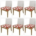 thumbnail image 2 of Fotbe Tomatoes Velvet Stretch Couch Cushion Cover Plush Cushion Slipcover for Chair Cushion Furniture Protector Seat Cushion Sofa Cover-16.9in, 2 of 9