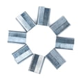 thumbnail image 4 of U.S. Solid 200pcs Packaging Strapping Open Serrated Seals For 5/8 inch Strap Width Polyester (PET) Strapping Banding Strapping Clips Plastic Poly Strapping Metal Buckle, 4 of 5