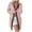 Pink, variant on Hooded Cardigan Sweaters for Women Long Knit Open Front Hooded Sweaters Long Sleeve Cardigan Outerwear Coats With Pockets