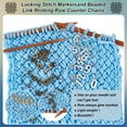 Acrylic Beaded Knitting Row Counter Chains with Alloy 0 to 9 Number ...