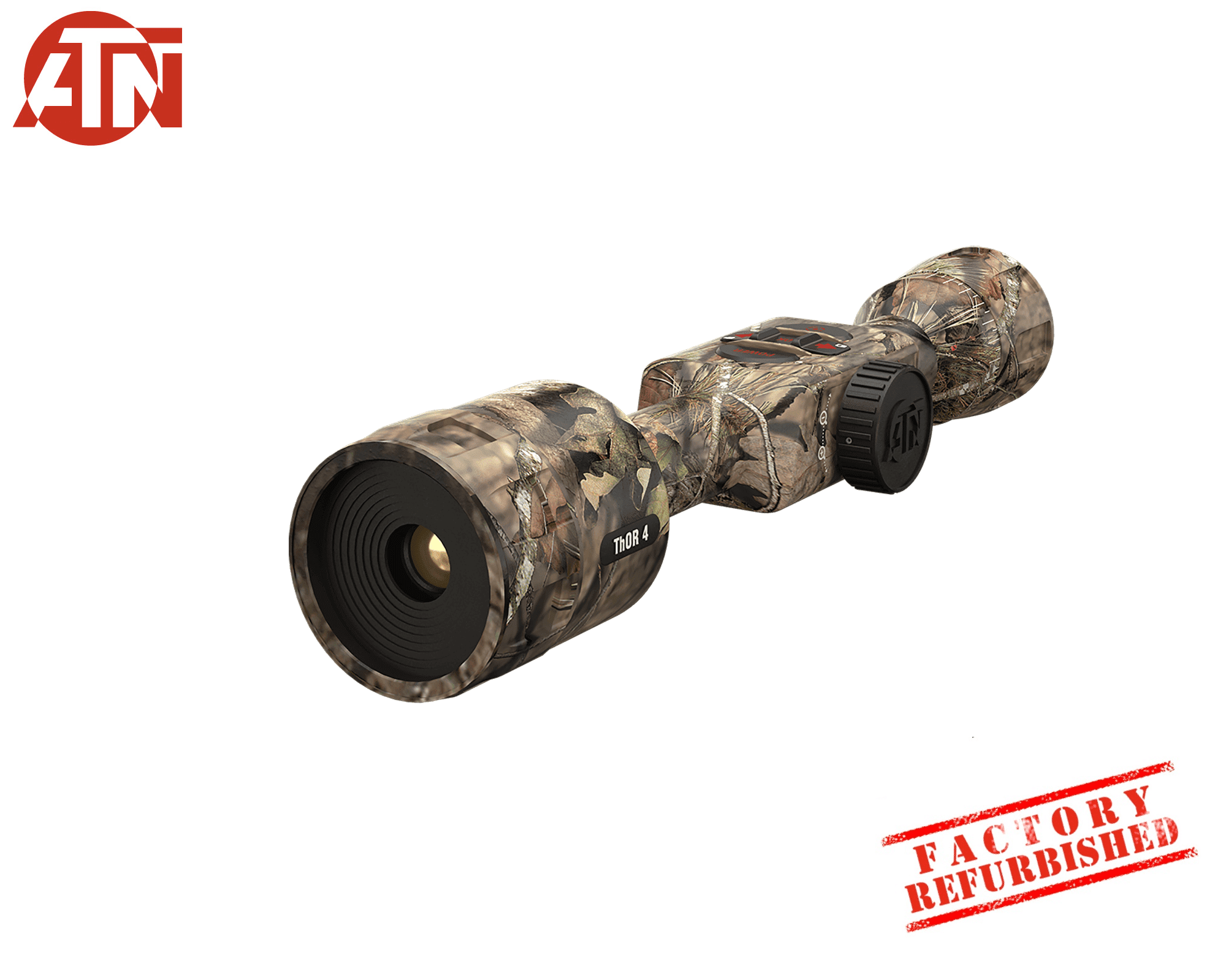 Restored Premium ATN Thor 4 640 1-10x Break-Up Country Thermal Rifle Scope (Refurbished)